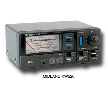 КСВ-метр (ваттметр / рефлектометр) Midland KW520