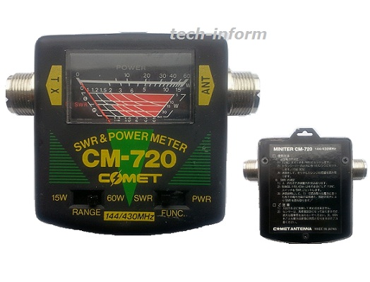 Измеритель мощности Comet CM-720 SWR Power meter