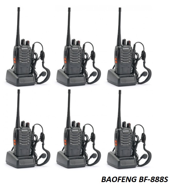 Радиостанция Baofeng BF-888S UHF (6 ШТ.)
