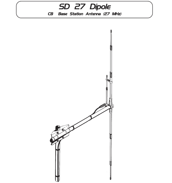 Антенна Sirio SD Dipole (27 MHZ)